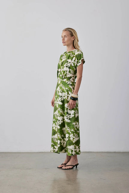 Gregory Julio Dress - Silk - Fern