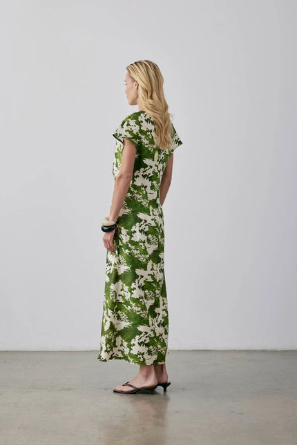 Gregory Julio Dress - Silk - Fern