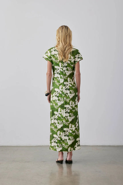 Gregory Julio Dress - Silk - Fern