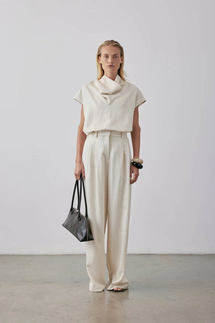 Gregory Broun Pant - Parchment