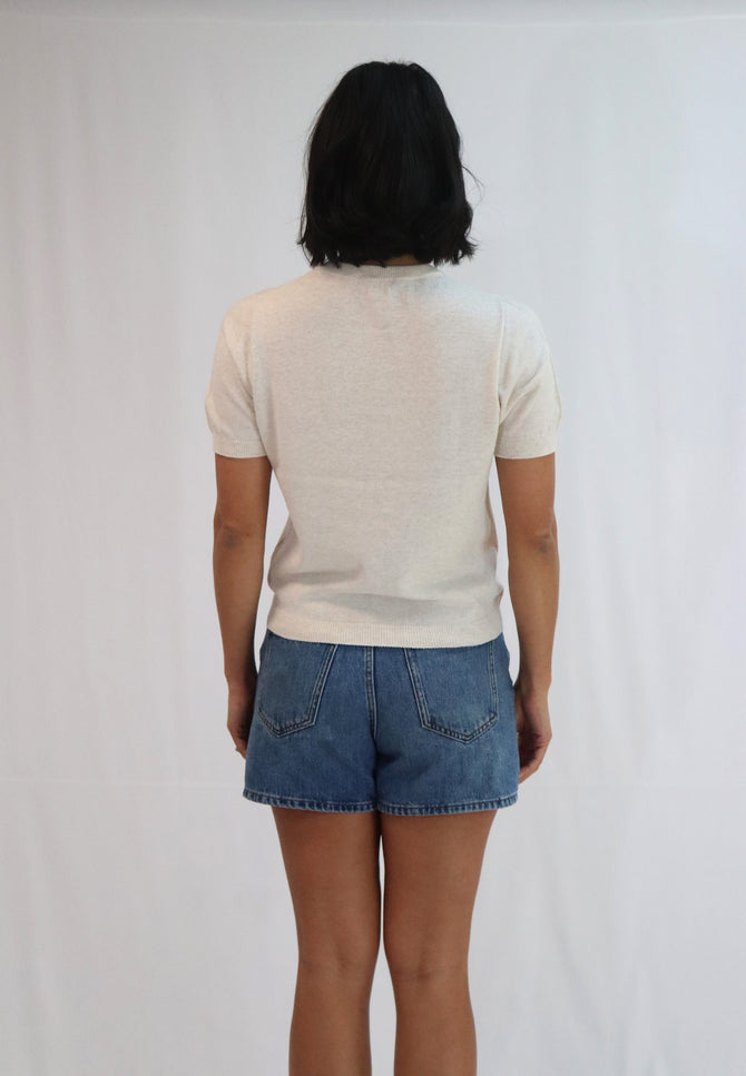 Tatano Poppy Tee - Cotton - Sand