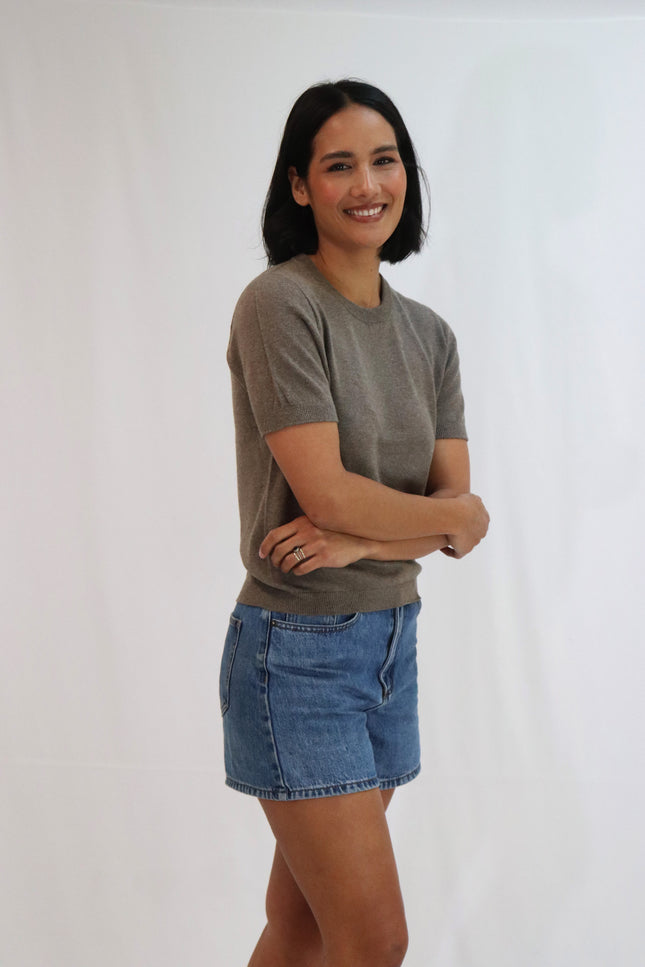 Tatano Poppy Tee - Cotton - Mocha