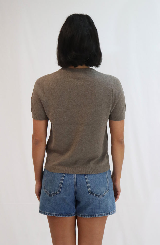 Tatano Poppy Tee - Cotton - Mocha