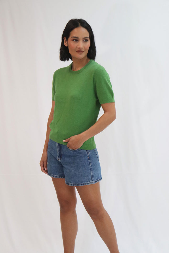 Tatano Poppy Tee - Cotton - Herb Green