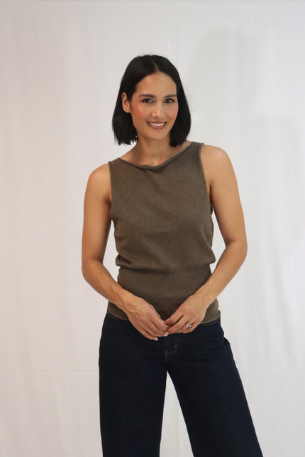 Tatano Ivy Cami - Cotton - Chocolate