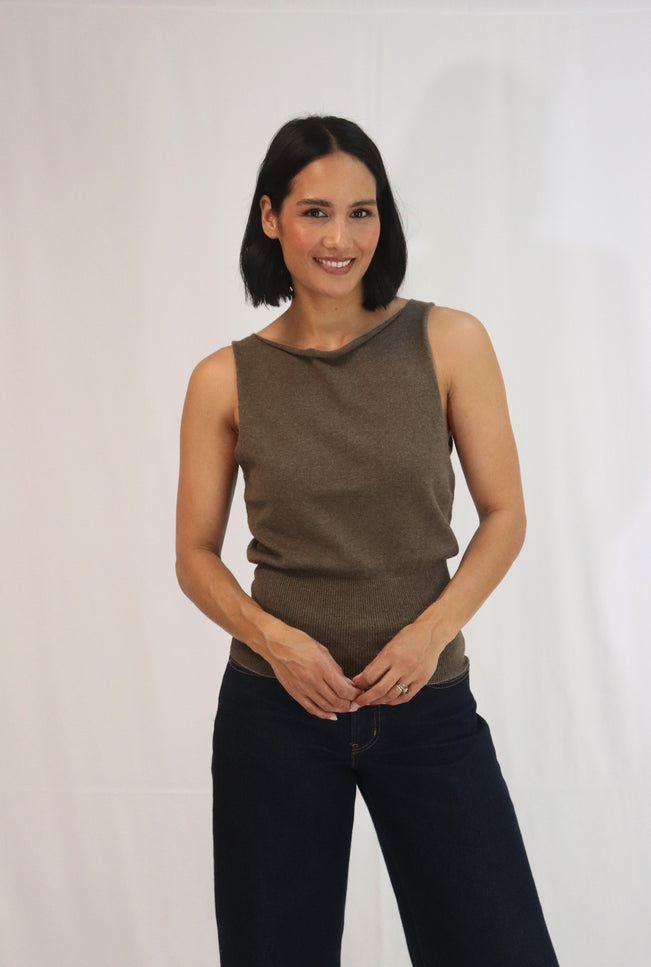 Tatano Ivy Cami - Cotton - Chocolate