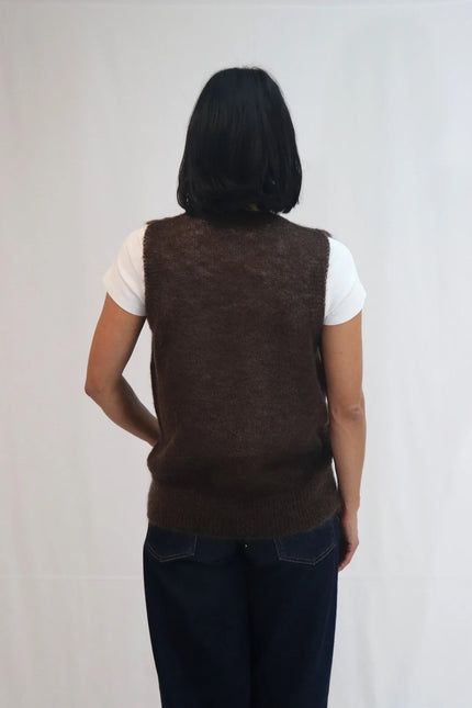 Tatano Rita Vest - Chocolate