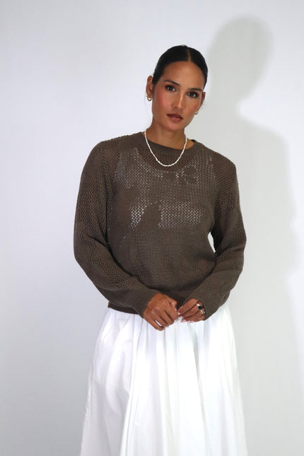 Tatano Siena Sweater - Chocolate