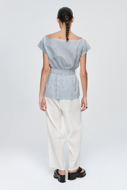 Marle Jude Top - Bleu Stripe