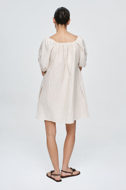 Marle Kendra Mini Dress - Cashew