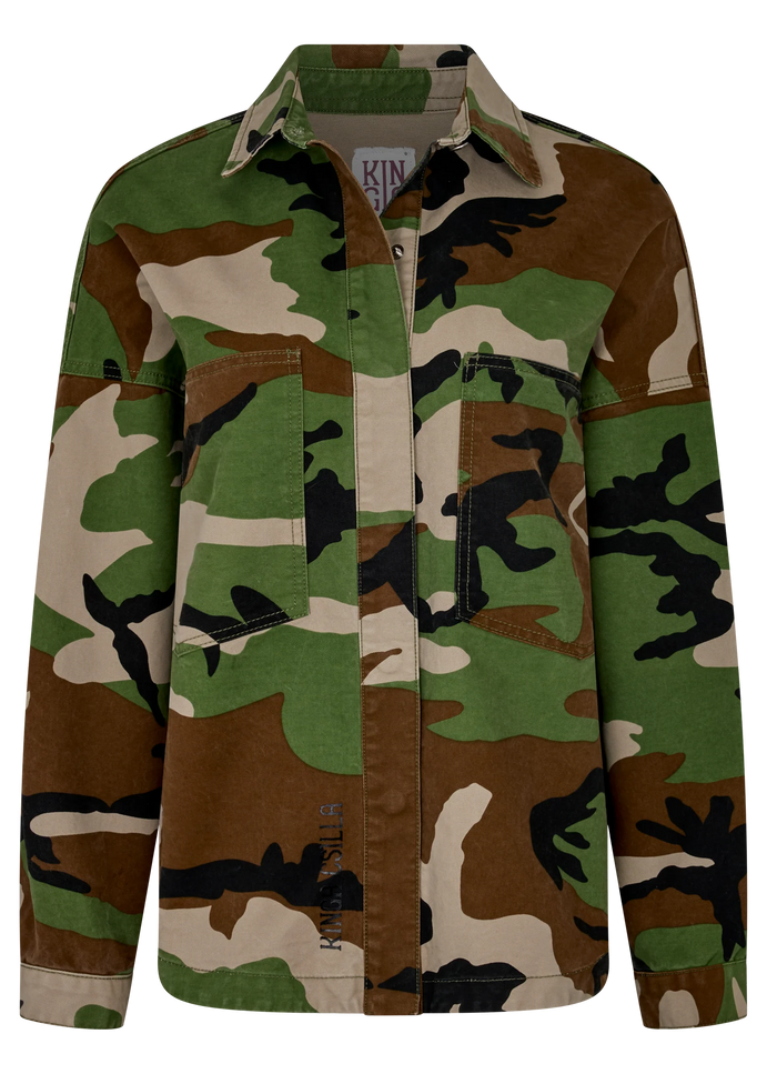 Kinga Csilla Camuffare Cin Shirt - Camouflage