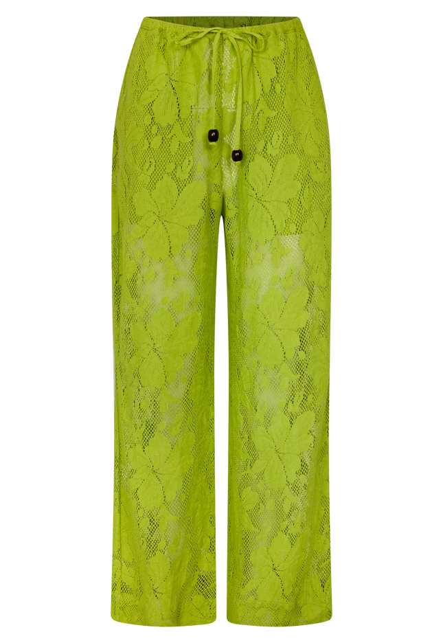 Kinga Csilla Nova Lace Shyla Pant - Citron