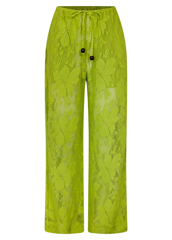 Kinga Csilla Nova Lace Shyla Pant - Citron