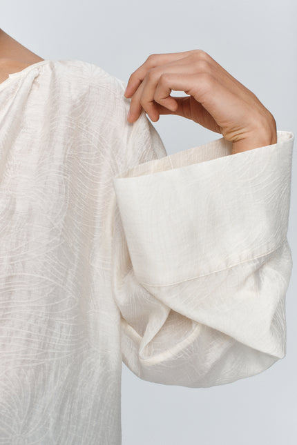 Marle Lottie Top - Textured Ivory