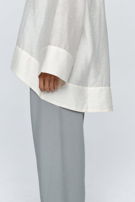 Marle Lottie Top - Textured Ivory