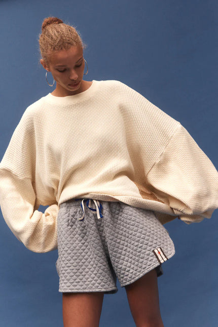 Kinga Csilla Pomiciare Canto Knit Jumper - 100% Cotton - Cream