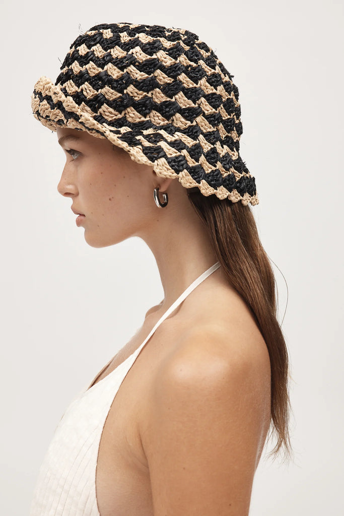 Marle Lola Hat - Natural/Black