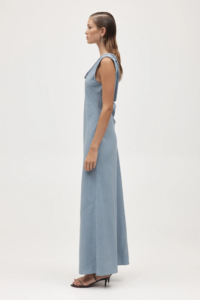 Marle Mariana Dress - Linen/Tencel - Bluebell