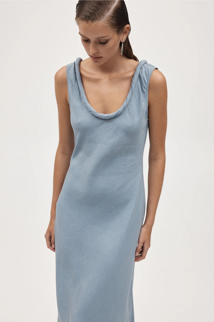 Marle Mariana Dress - Linen/Tencel - Bluebell