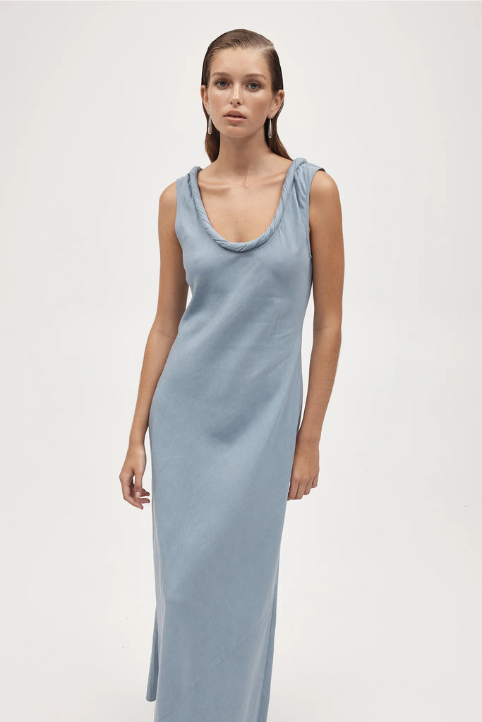 Marle Mariana Dress - Linen/Tencel - Bluebell