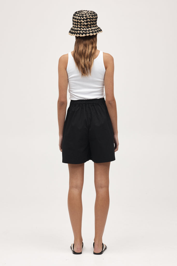 Marle Scout Short - Cotton - Black