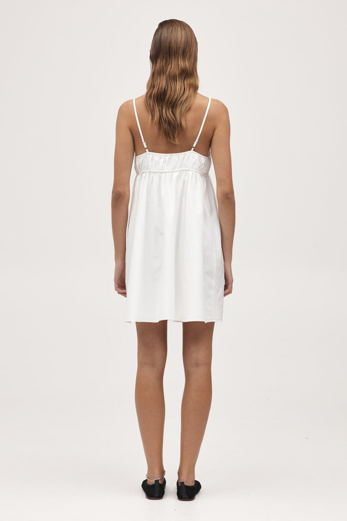 Marle Adaline Dress - Cotton/Silk - Ivory