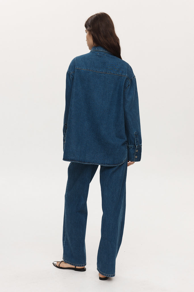 Marle Pixie Shirt - Heritage Blue Denim