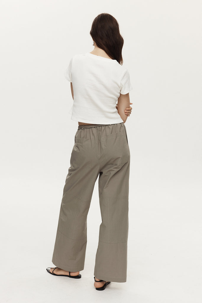 Marle Goldie Pant - Cotton - Eucalyptus