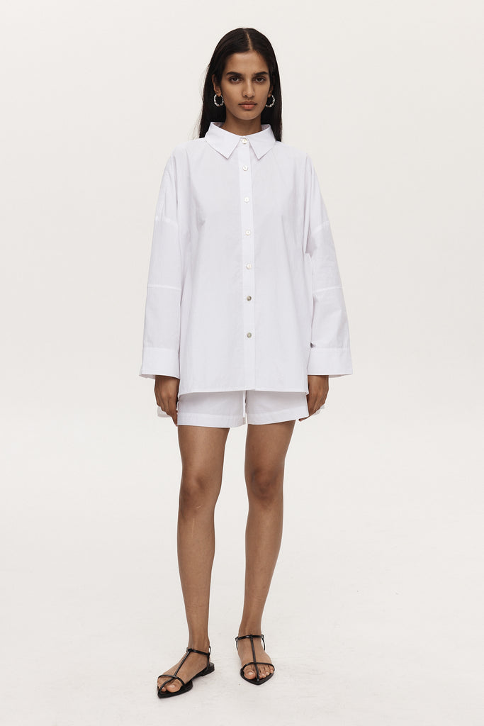 Marle Edie Shirt - Cotton - Ivory