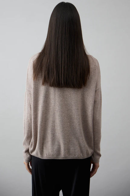 Mia Fratino Sloane Mock Neck - Espresso