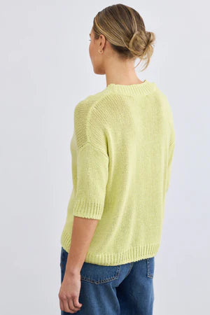 Mia Fratino Sigrid Vee - Cotton/Hemp - Lemongrass