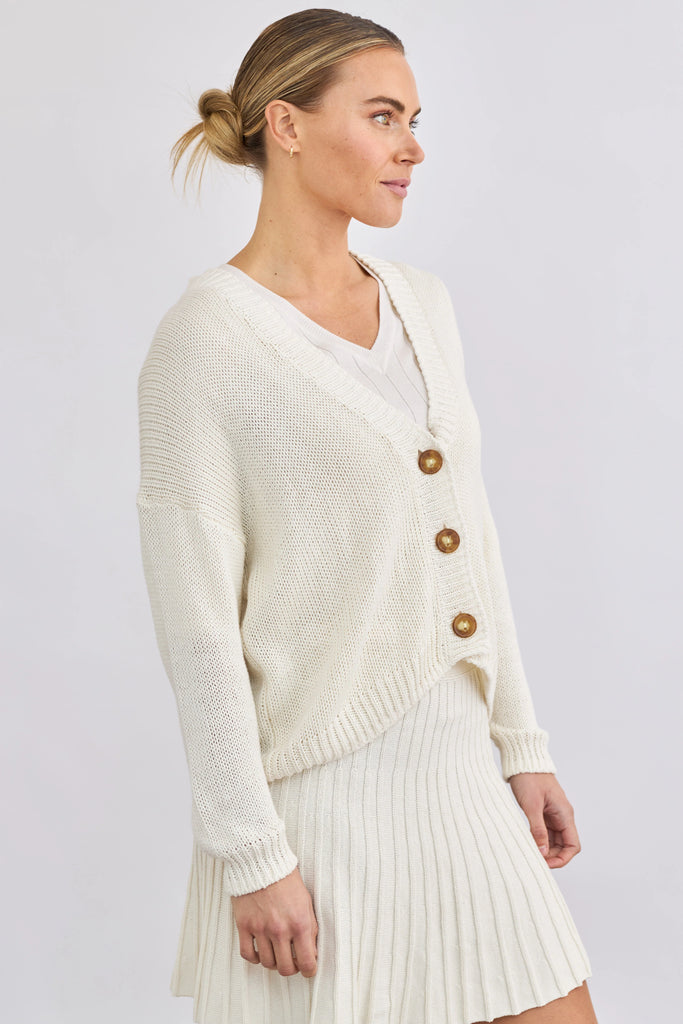 Mia Fratino Addy Cardigan - Cotton/Hemp - Linen