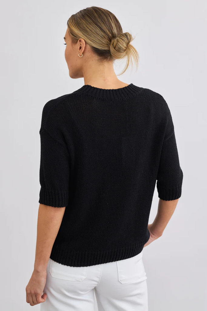 Mia Fratino Sigrid Vee - Cotton/Hemp - True Black