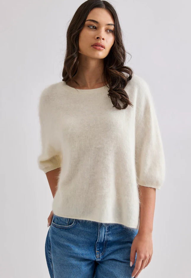 Mia Fratino Eliza Tee - Cashmere/Merino - Polar