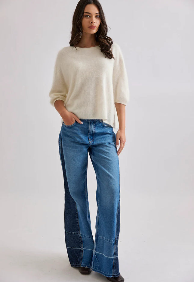 Mia Fratino Eliza Tee - Cashmere/Merino - Polar