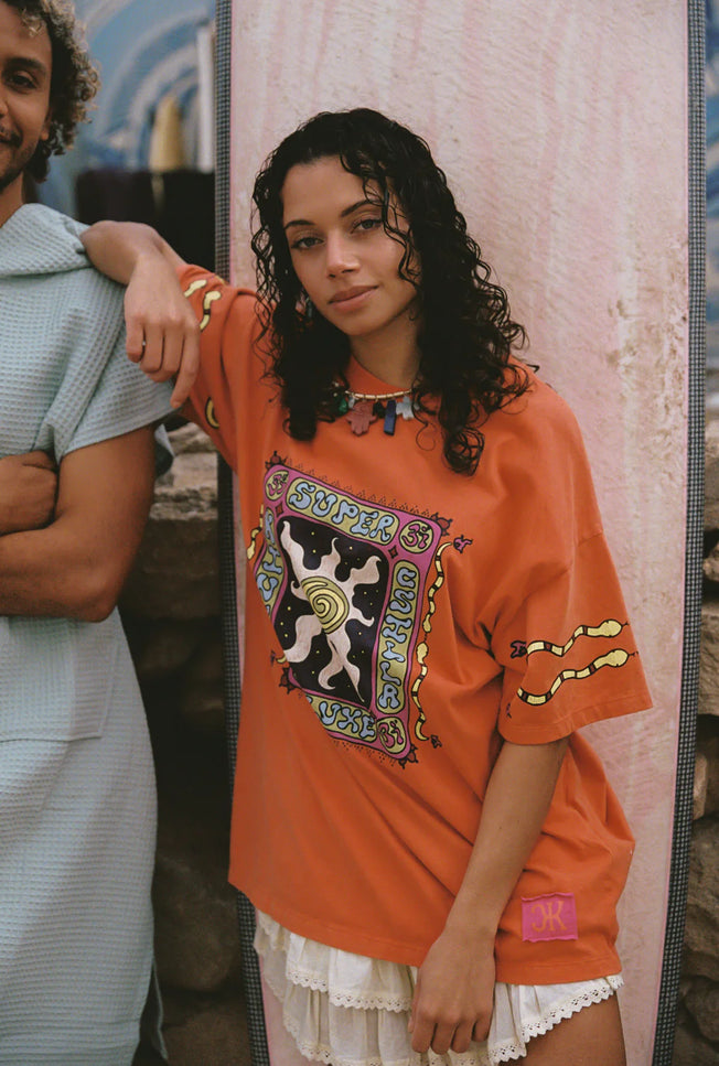 King Csilla Super Deluxe OG Tee - Orange