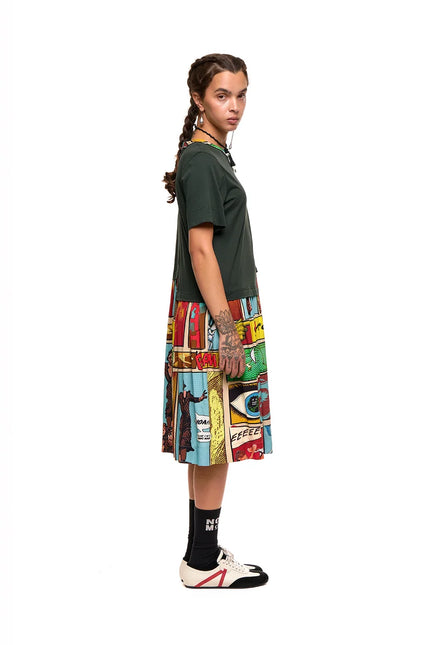 NOM*d All Star Dress - Comic Strip Print