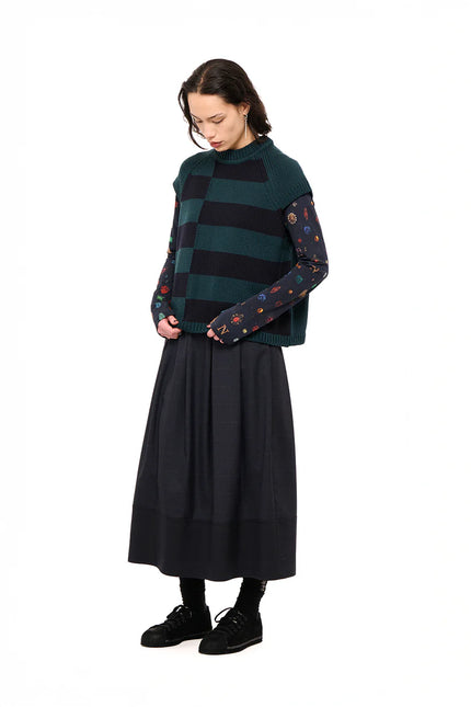 Nom*d Block Party Vest - Forest/Navy