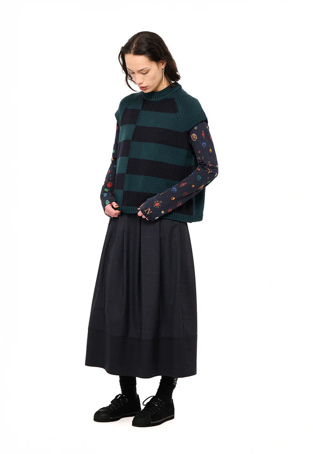 Nom*d Block Party Vest - Forest/Navy