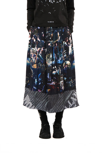 NOM*d Compilation Skirt - Viscose crepe - Danse Party Print