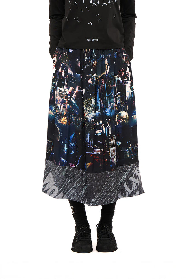 NOM*d Compilation Skirt - Viscose crepe - Danse Party Print