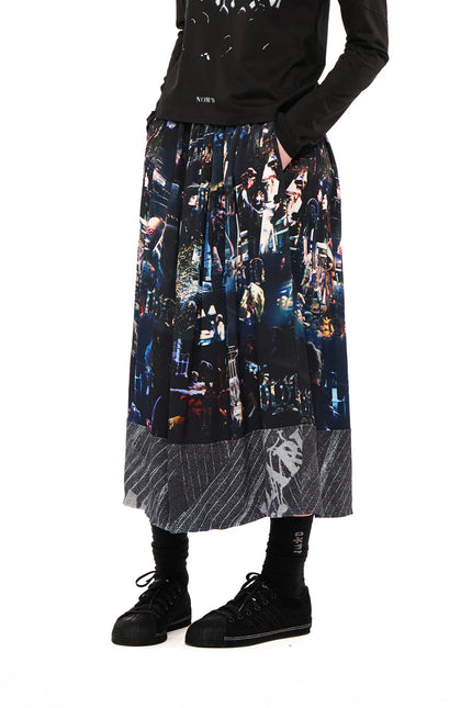 NOM*d Compilation Skirt - Viscose crepe - Danse Party Print