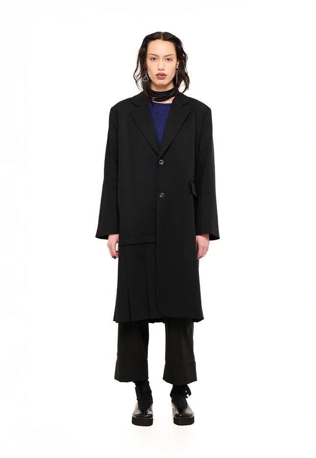 NOM*d De-Pleat Coat - Black