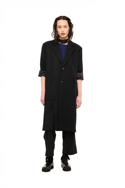 NOM*d De-Pleat Coat - Black