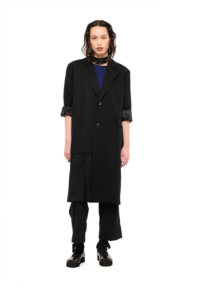 NOM*d De-Pleat Coat - Black