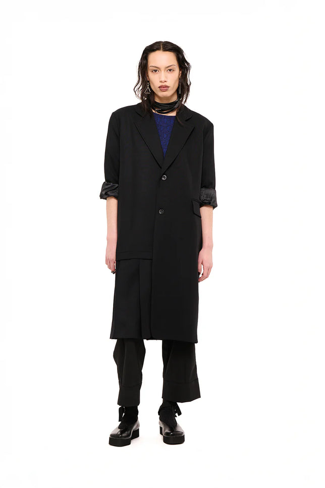 NOM*d De-Pleat Coat - Black