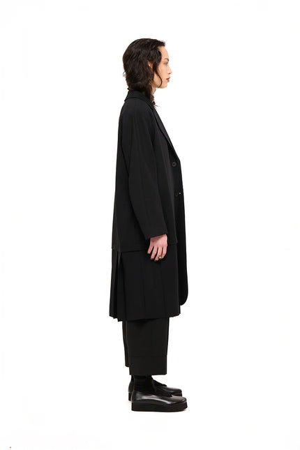 NOM*d De-Pleat Coat - Black