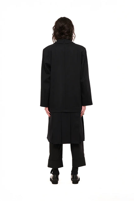 NOM*d De-Pleat Coat - Black