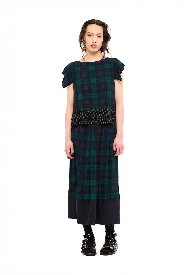 Nom*d Party Top - Blackwatch Tartan
