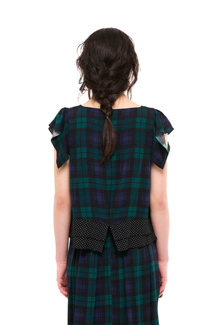 Nom*d Party Top - Blackwatch Tartan